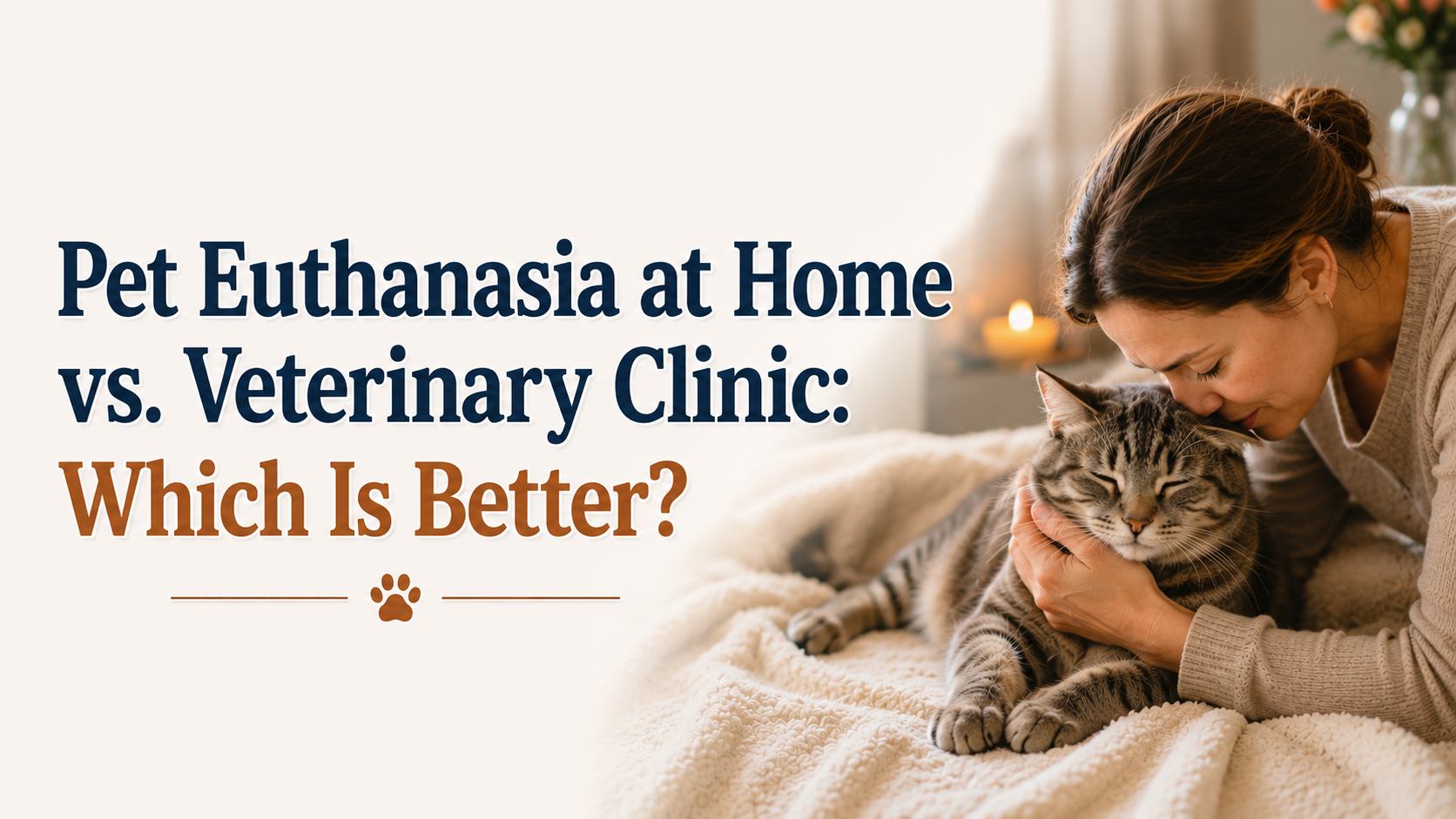 Pet Euthanasia at Home vs. Veterinary Clinic